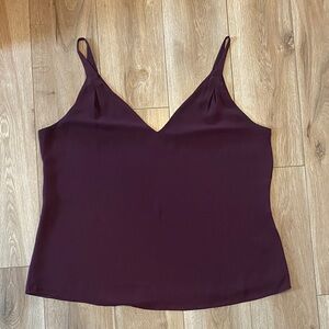 RW&CO. Burgundy V-neck Camisole Top